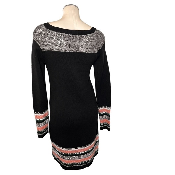 ATHLETA Nordic Fair Isle Knit Sweater Dress Cashmere Blend Size S - Picture 3 of 16